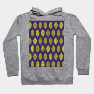 Simple Leaf Design Hoodie